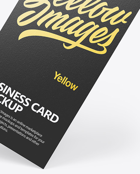 Two Textured Business Cards Mockup