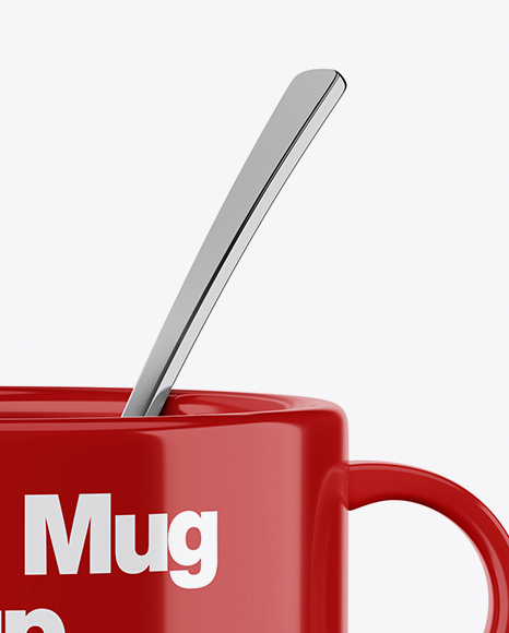 Glossy Mug Mockup