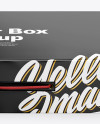 Glossy Paper Box Mockup Glossy Paper Box Mockup