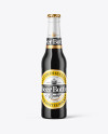 Dark Amber Glass Beer Bottle Mockup Dark Amber Glass Beer Bottle Mockup