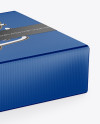 Metallized Paper Box Mockup