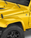 Off-Road SUV Mockup Mockup - Left Half Side View