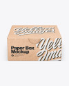 Kraft Box Mockup