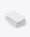 Stack of Business Cards Mockup