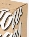 Kraft Paper Box Mockup