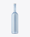 Frosted Glass Vodka Bottle Mockup