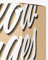 Kraft Paper Box Mockup