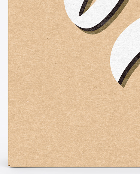 Kraft Paper Box Mockup