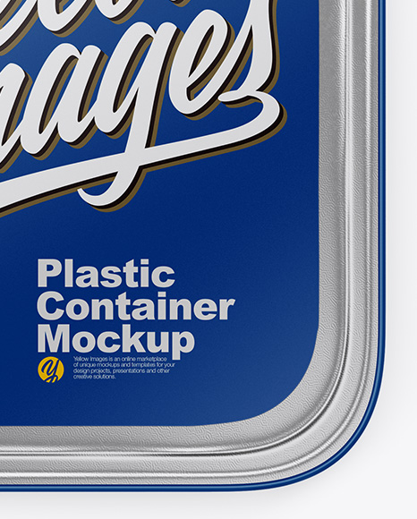 Plastic Container Mockup