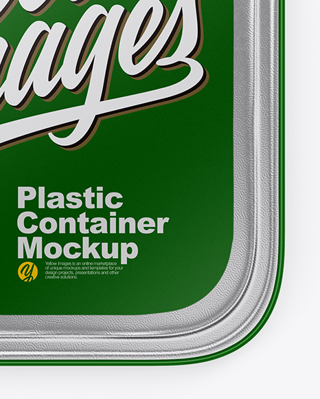 Plastic Container Mockup