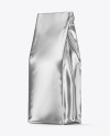 Glossy Metallic Coffee Bag Mockup Glossy Metallic Coffee Bag Mockup