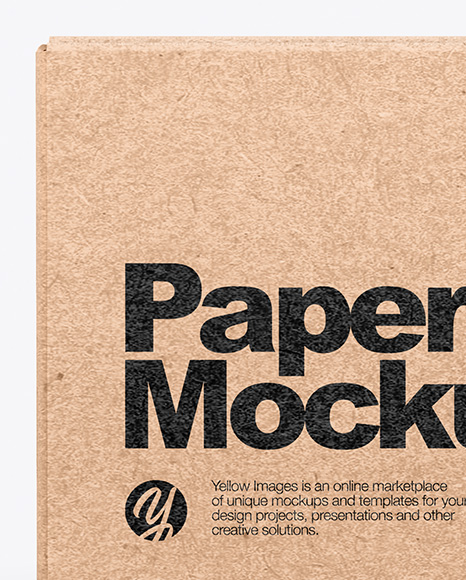Kraft Box Mockup