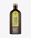 Amber Glass Oil Bottle Mockup
