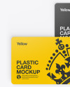 Two Plastic Cards Mockup