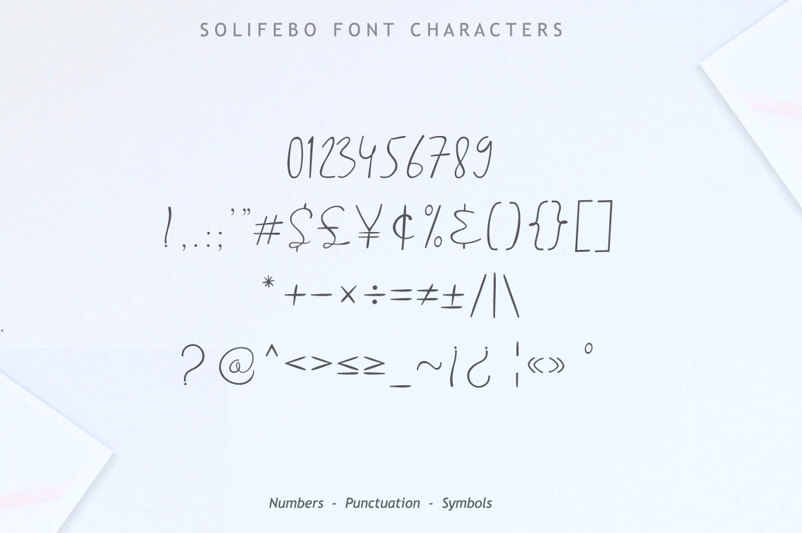 Solifebo Font Solifebo Font