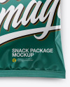 Glossy Snack Package Mockup