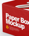 Paper Box Mockup Paper Box Mockup