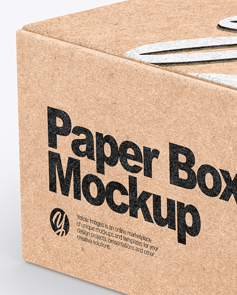 Kraft Box Mockup