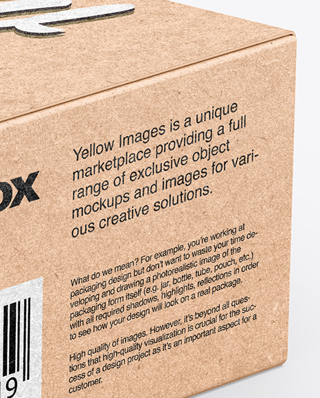 Kraft Box Mockup