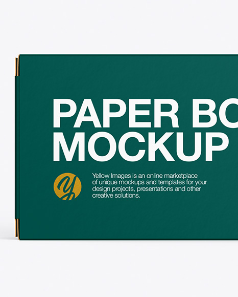 Paper Box Mockup Paper Box Mockup