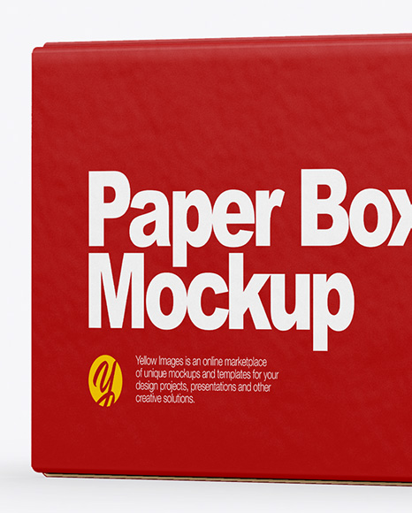 Paper Box Mockup Paper Box Mockup