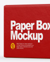 Paper Box Mockup Paper Box Mockup