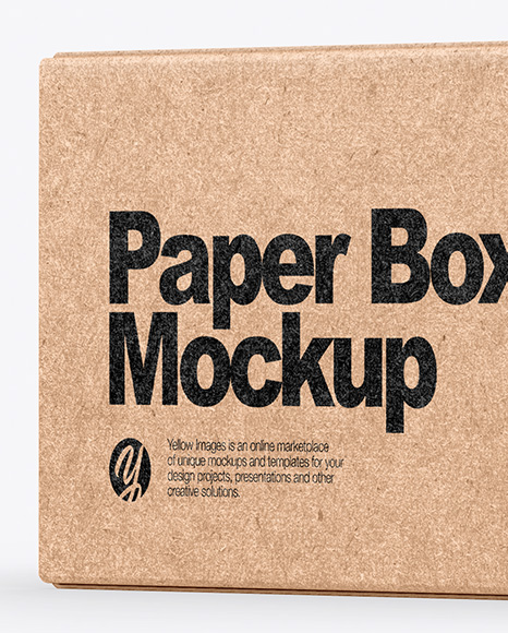 Kraft Box Mockup