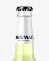 Clear Glass Bottle with Tonic Mockup