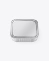 Matte Plastic Container Mockup