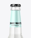 Clear Glass Bottle with Tonic Mockup