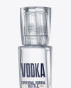 Glass Vodka Bottle Mockup