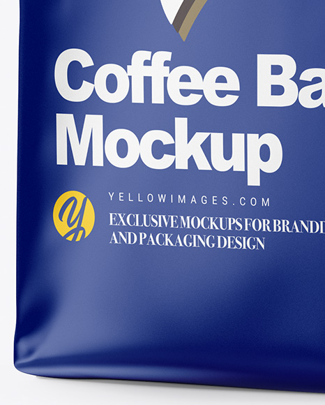 Glossy Coffee Bag Mockup