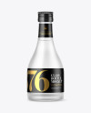 Frosted Glass Vodka Bottle Mockup