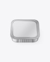 Metallic Plastic Container Mockup