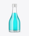 Clear Glass Bottle Mockup