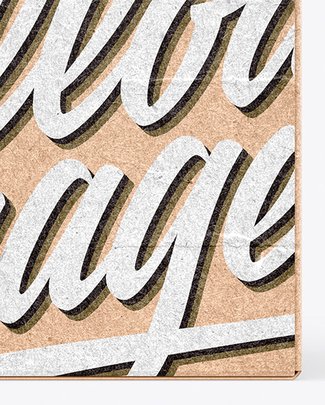 Kraft Box Mockup