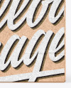 Kraft Box Mockup