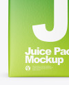 200ml Matte Juice Carton Package Mockup