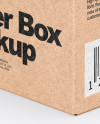 Kraft Box Mockup