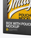 Box w/ Pouches Mockup