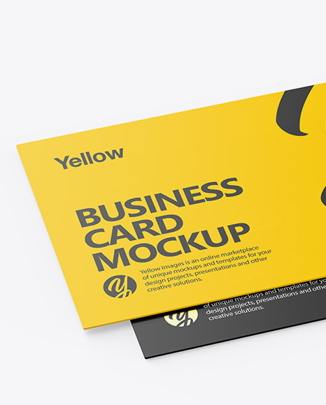 Two Business Cards Mockup