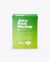 200ml Matte Juice Carton Package Mockup