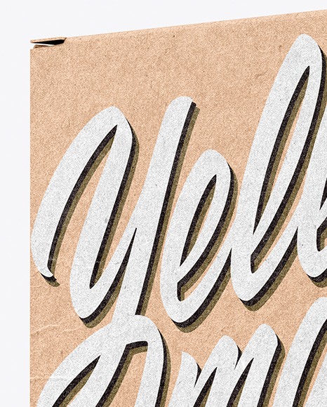 Kraft Box Mockup