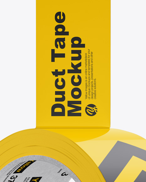 Glossy Duct Tape Mockup