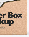 Kraft Box Mockup
