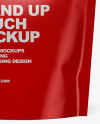 Glossy Stand-Up Pouch Mockup