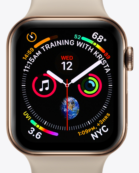 Apple Watch Series 4 Mockup