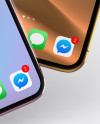 Two Apple iPhones X Mockup