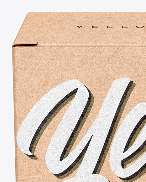 Kraft Box Mockup
