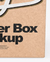 Kraft Box Mockup